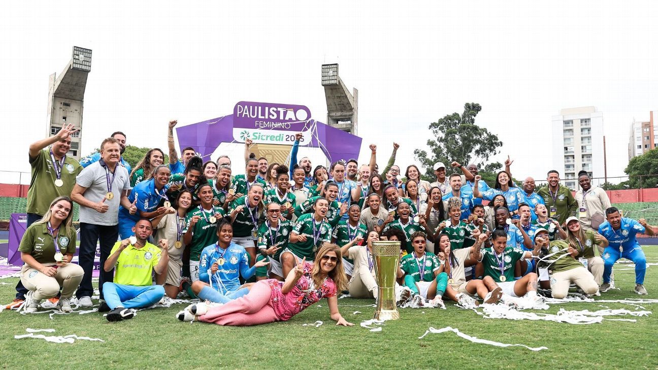 Cinco dos seis títulos femininos do Palmeiras são conquistados durante gestão de Leila; confira a lista!