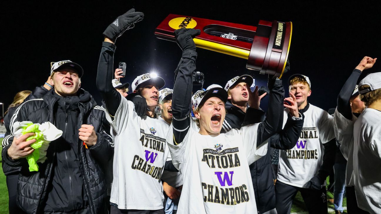 Washington claims first NCAA men's soccer title