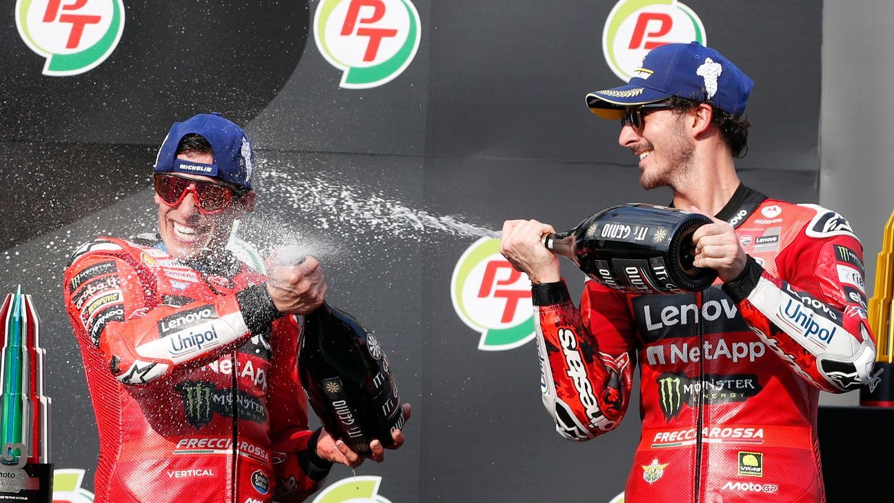 MotoGP: ¿Marc Márquez y Pecco Bagnaia continuarán en Ducati en 2027? - ESPN