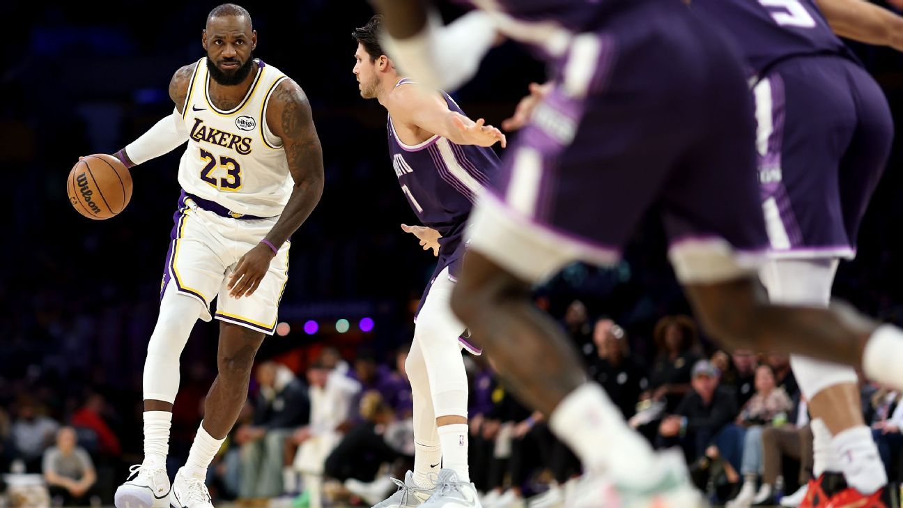 LeBron, Luka 'set the tone' as Lakers right ship