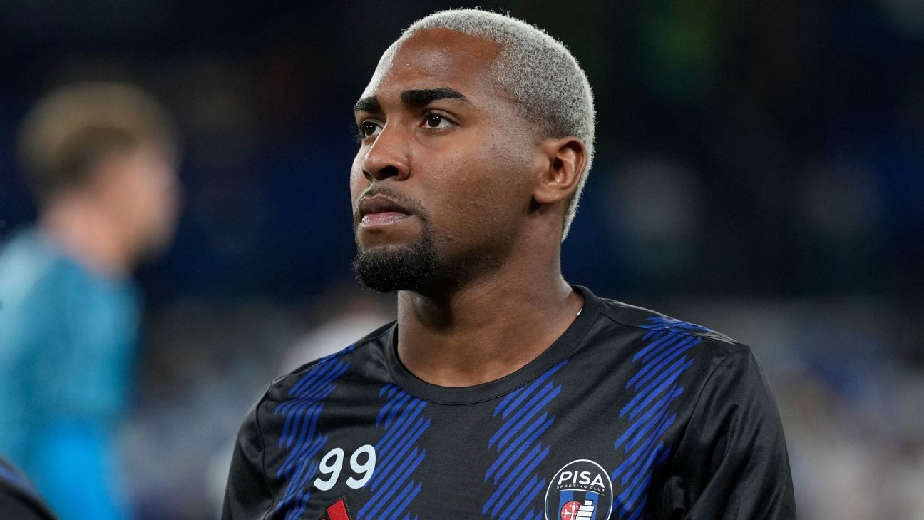 Técnico do Pisa destaca potencial de Lorran, mas cobra: Se livrar da preguiça é essencial