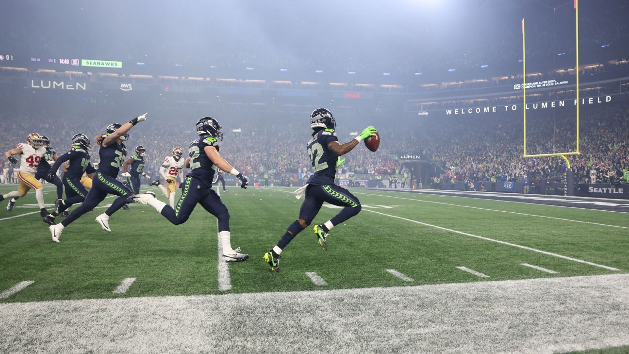 Follow live: Seahawks in control over 49ers with NFC championship on the line