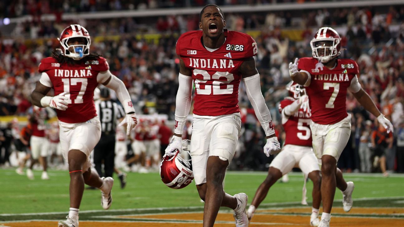 CFP takeaways: Even as a favored Goliath, Indiana's win stands alone in sports history
