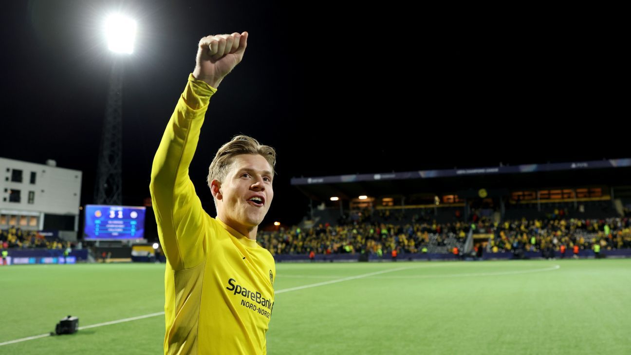 Hauge helps Bodø/Glimt to Champions League upset of Man City