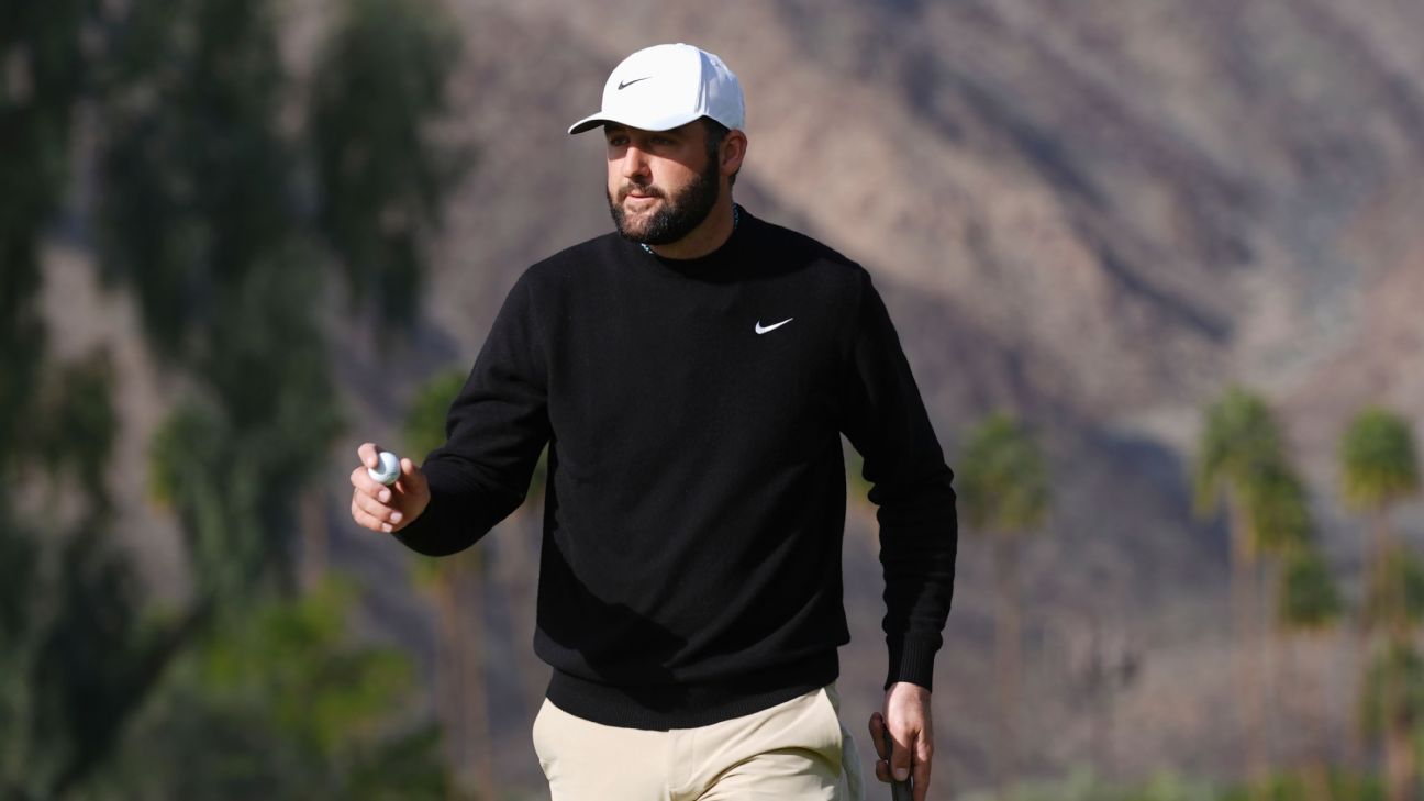 Scheffler opens year with 63, 1 behind at AmEx