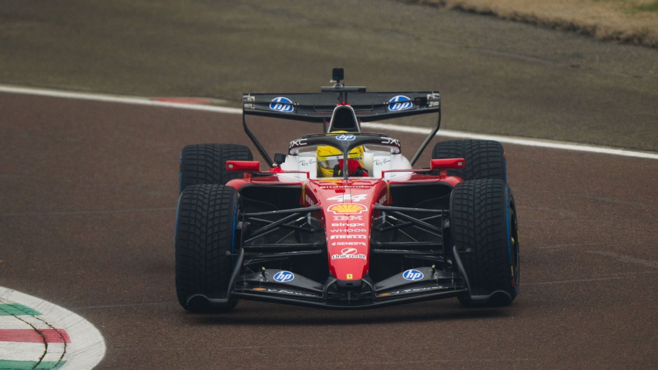 Lewis Hamilton elogiou o início “produtivo” dos testes da Ferrari