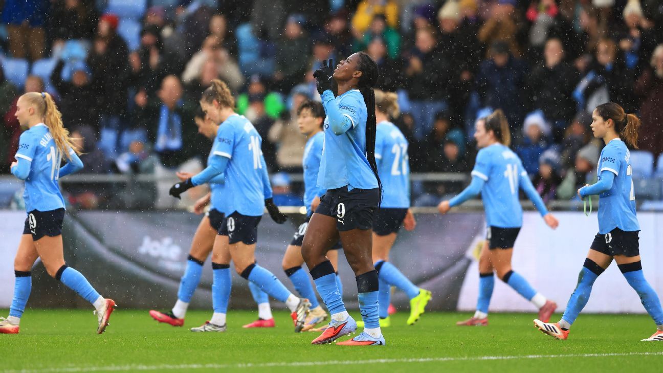 Man City ending 10-year wait for WSL title hinges on next two games