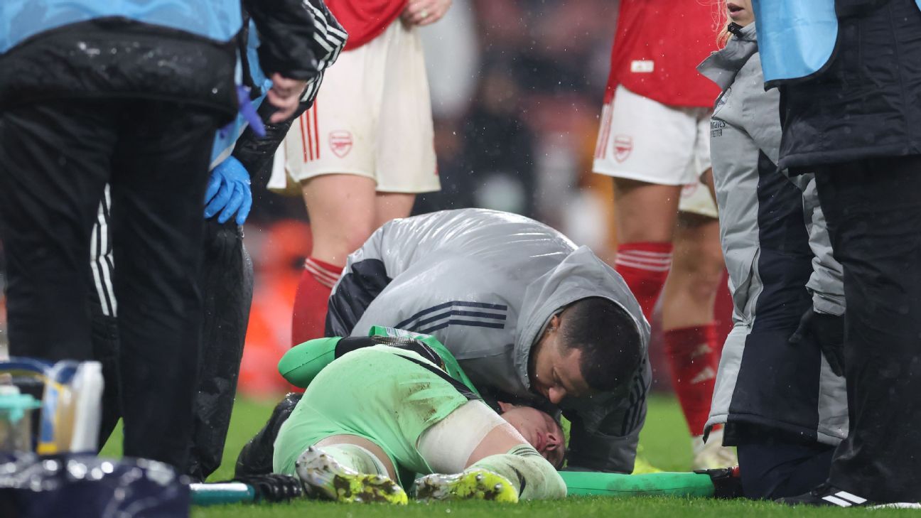 Borbe taken to hospital as Arsenal await update