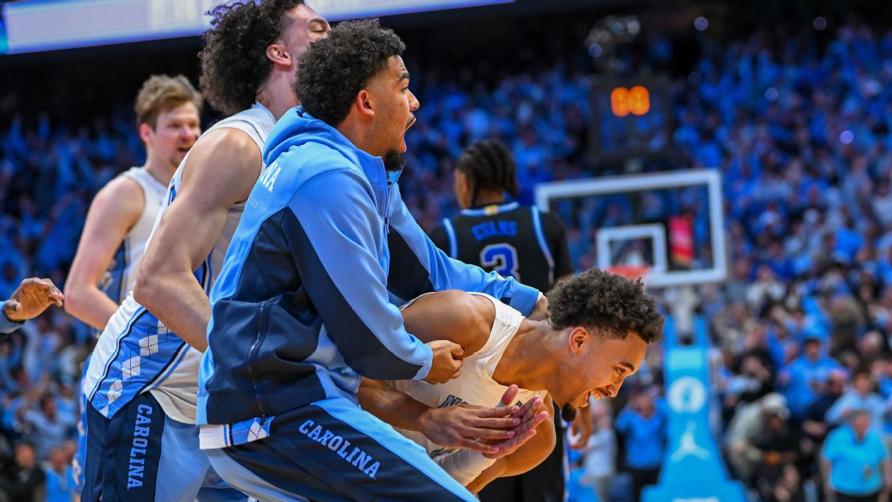 Down 13, UNC storms back to jolt Duke on late 3