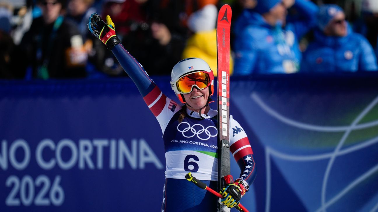 2026 Milan Cortina Olympics: Lindsey Vonn crashes, Breezy Johnson wins downhill and more live updates from Sunday