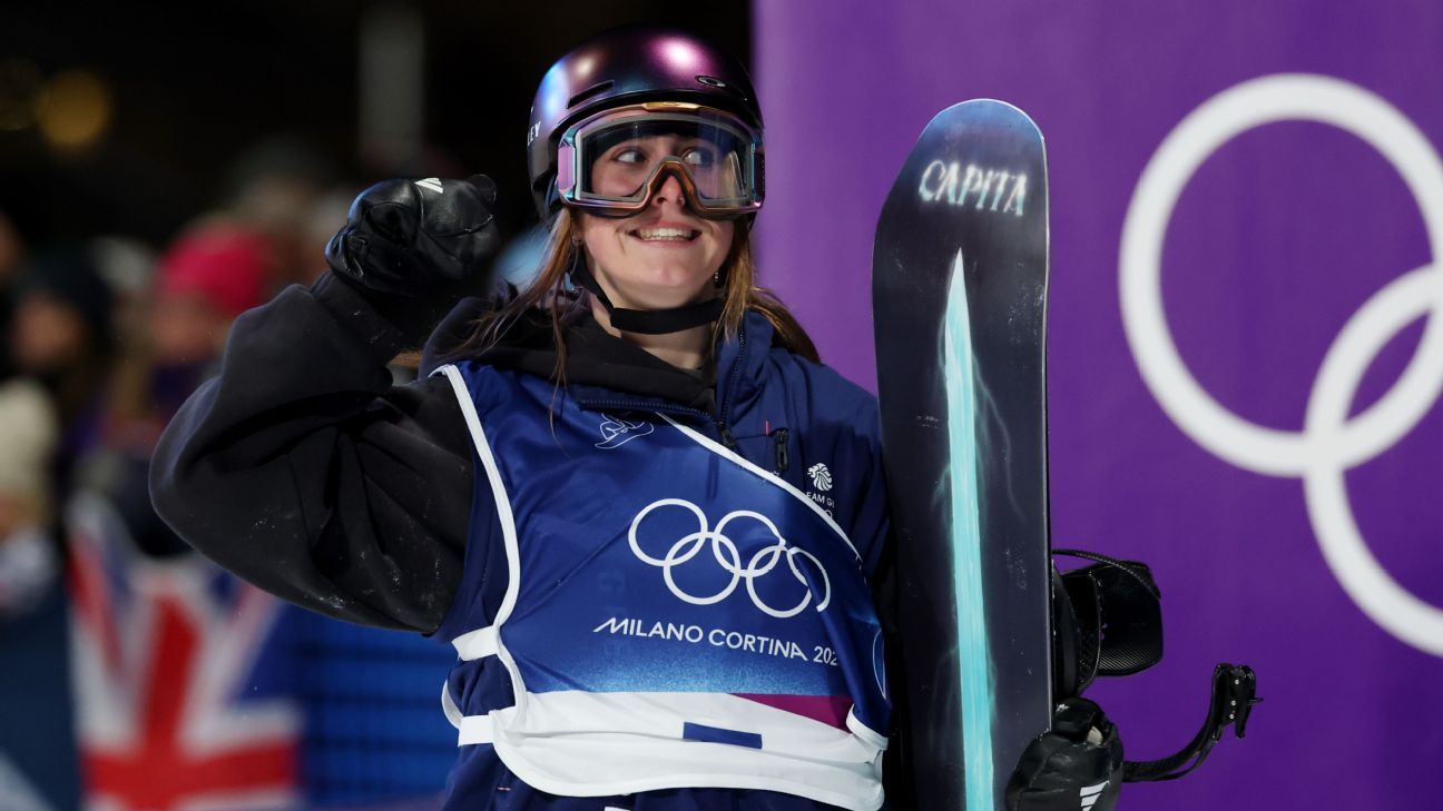 Winter Olympics: Team GB's Mia Brookes surges into women's snowboard Big Air final