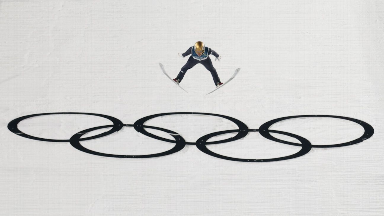 German Raimund 'let it fly,' wins ski jumping gold