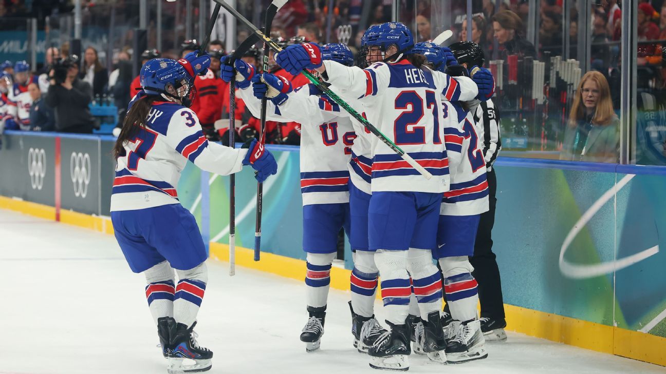 The latest from Italy: USA women's hockey takes on Canada and more live
