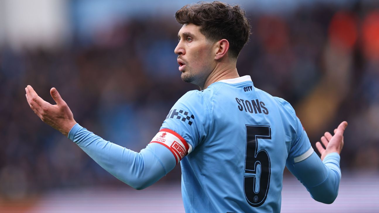 Stones' quest for World Cup, new Man City deal begins with win over Salford