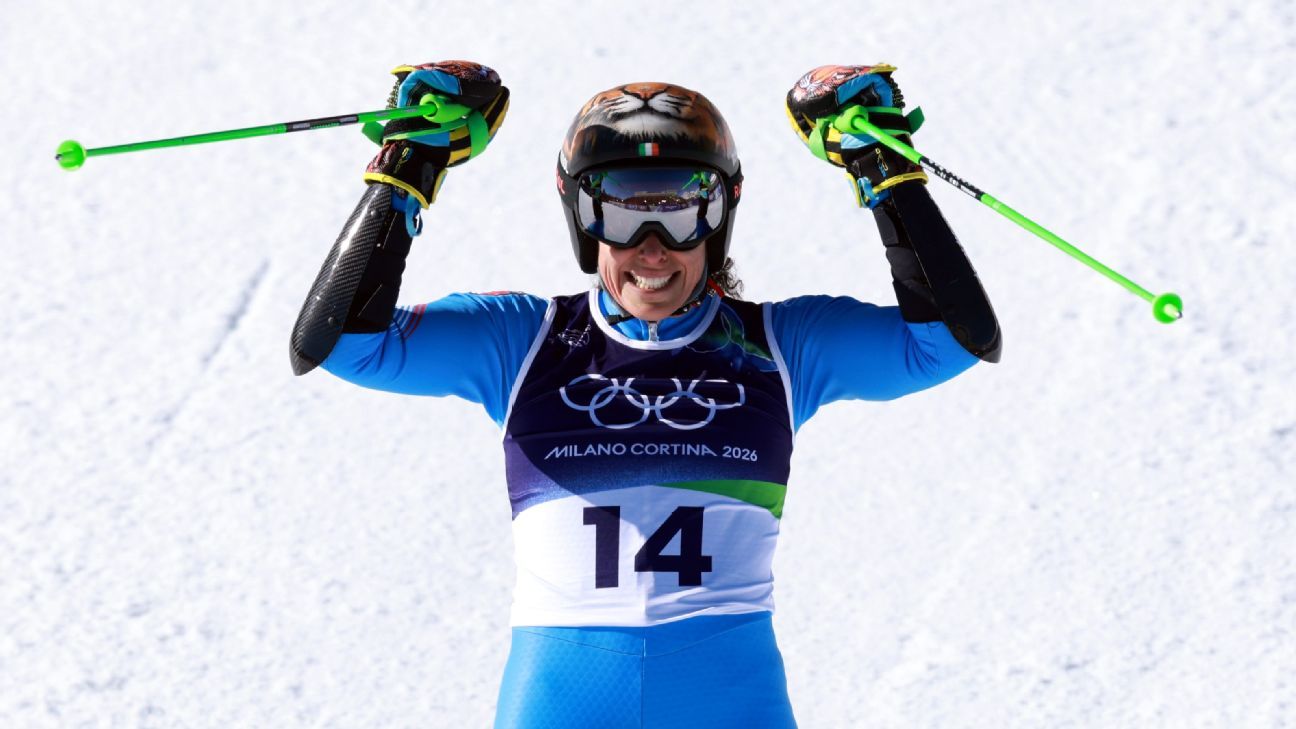 Brignone wins Olympic giant slalom; Shiffrin 11th