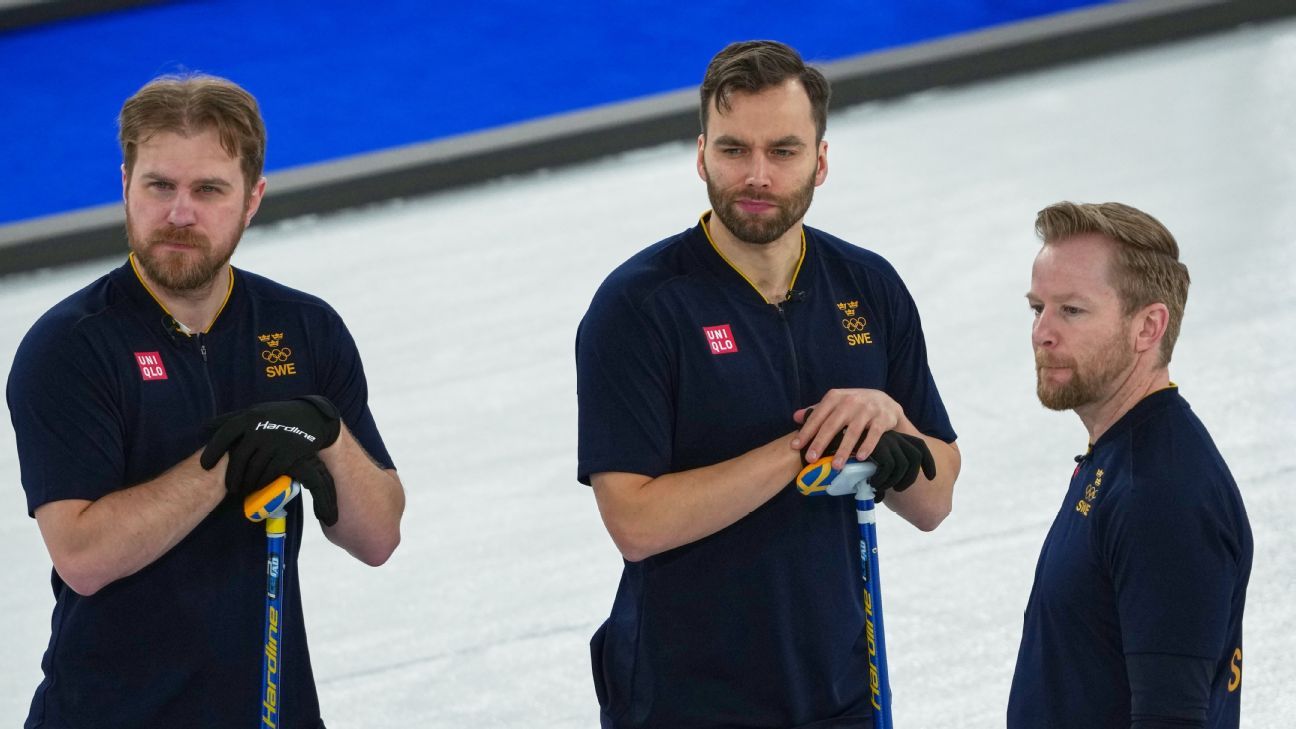 Sweden on brink of elimination in Olympic curling