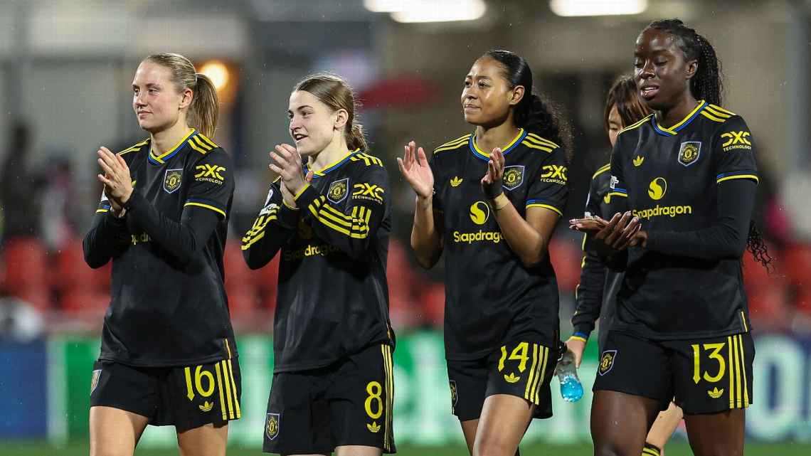 Manchester United have reached the UWCL quarterfinals in their debut season in Europe. Manchester United have reached the UWCL quarterfinals in their debut season in Europe.