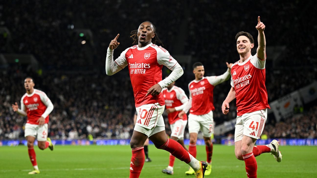 Arsenal responde à pressão do título com excelente vitória no derby sobre o Spurs