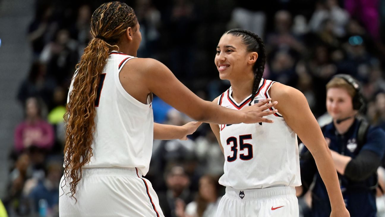 UConn reaches 30-0 as Fudd, Strong leads win over Georgetown