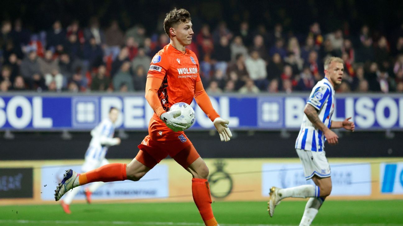 Heerenveen dankt doelman Klaverboer na zege bij Excelsior
