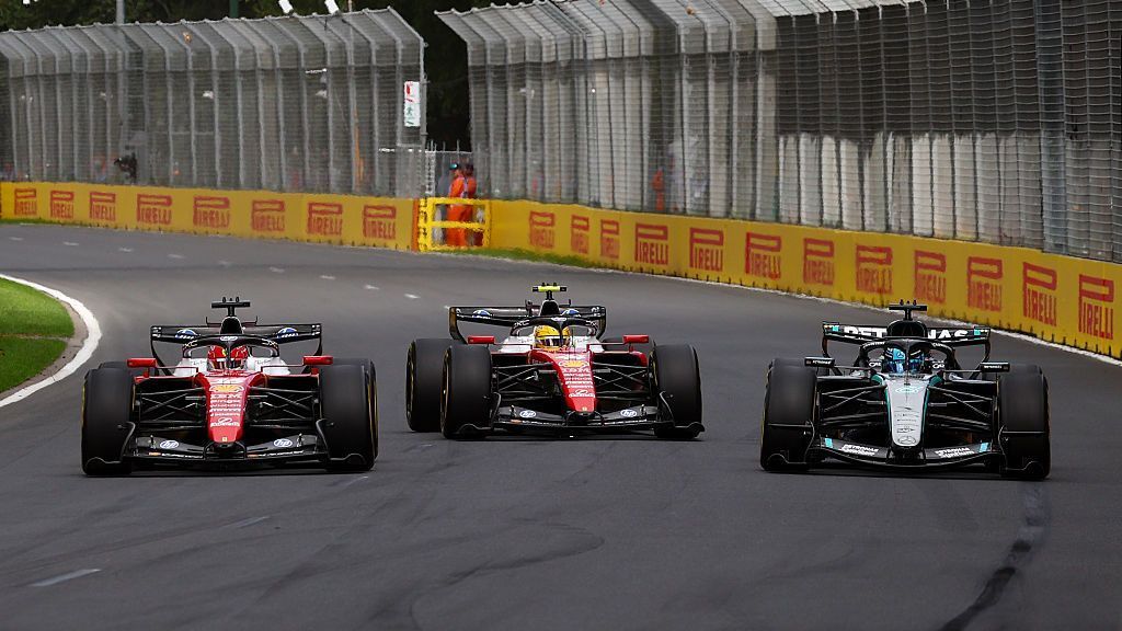 Australian Grand Prix LIVE: Latest updates as Russell, Antonelli lead Leclerc, Hamilton