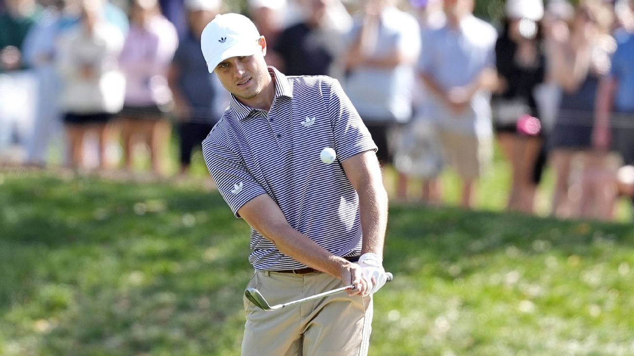 Aberg aces Sawgrass with 63 to take 2-shot lead at Players