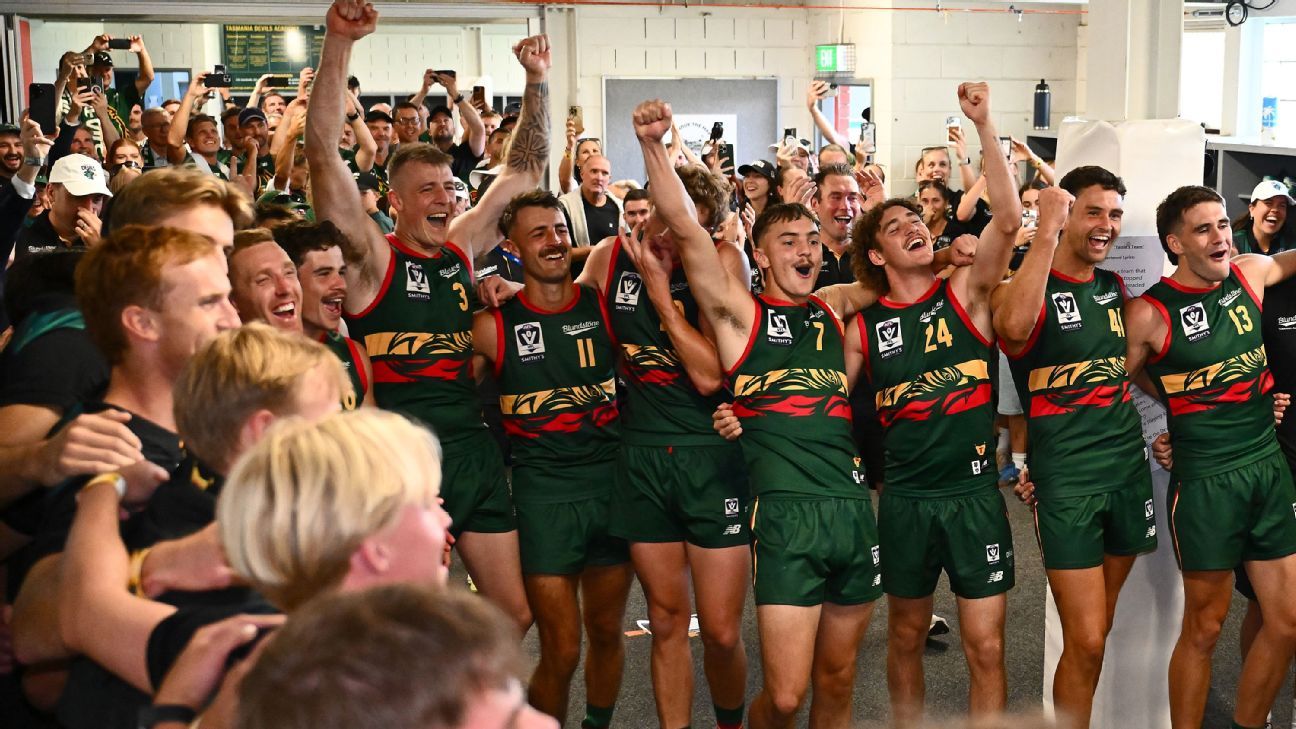 Tasmania Devils win historic first VFL clash