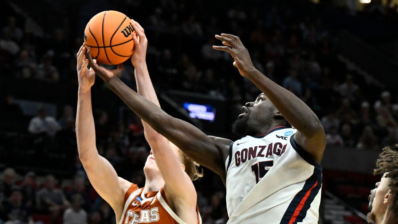 Men's March Madness live tracker: Texas, Gonzaga battling with spot in Sweet 16 at stake
