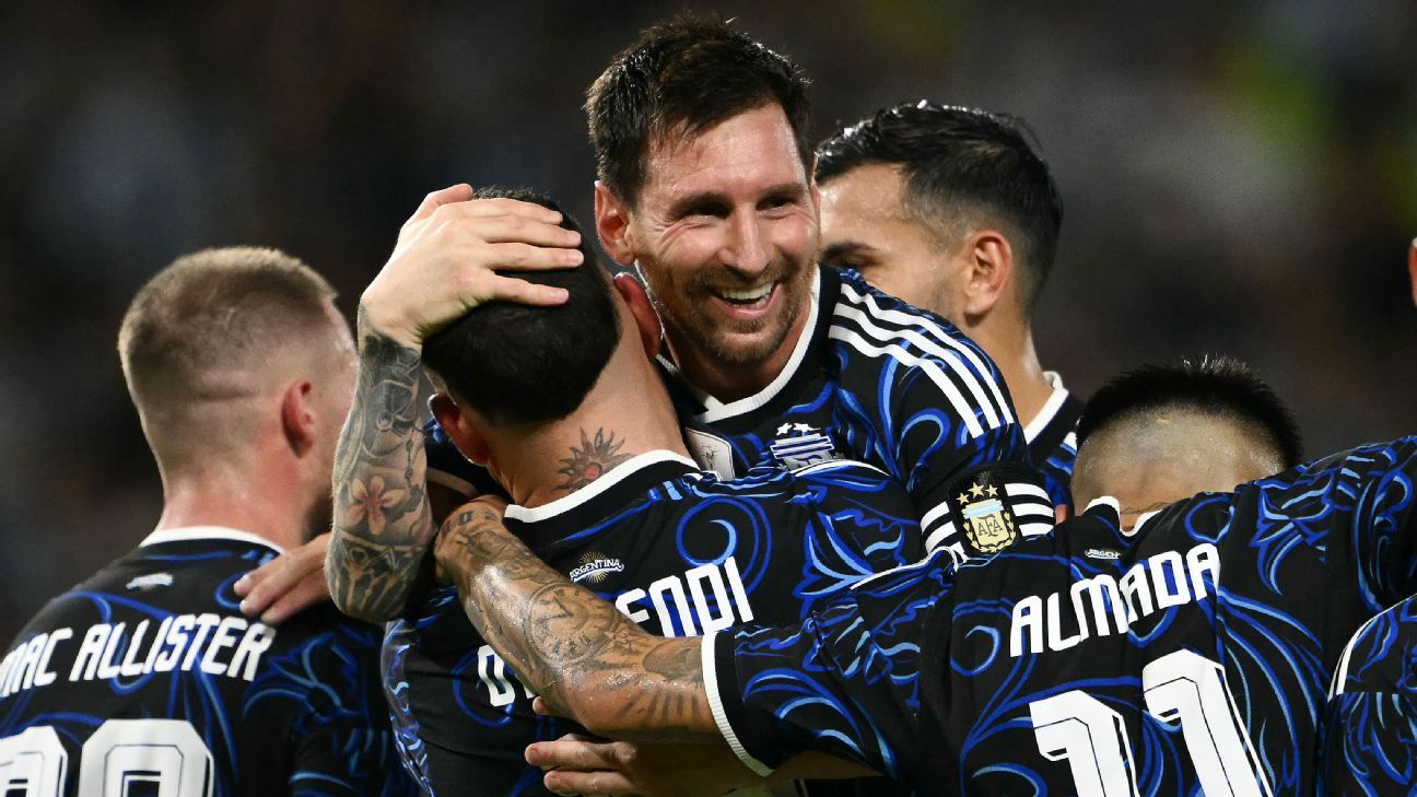 Messi brilha, Argentina goleia Zâmbia e encerra preparação para a Copa do Mundo com 100%