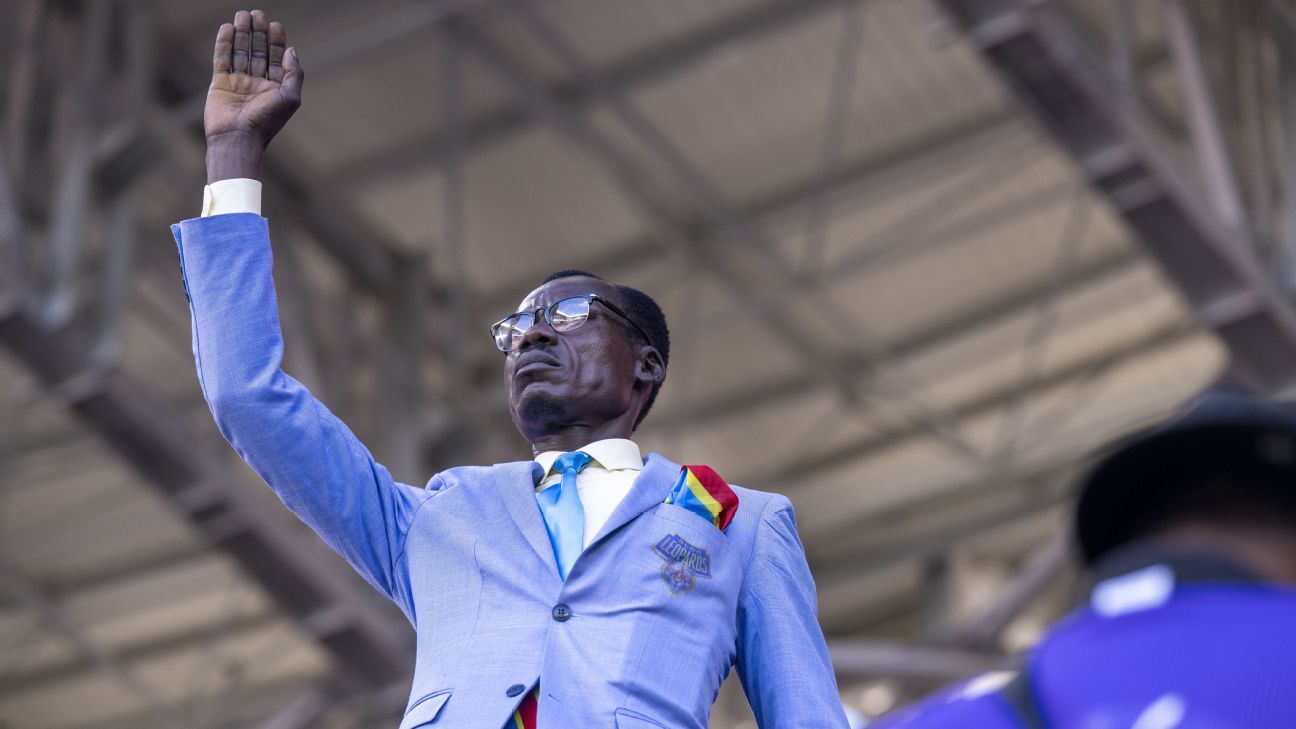 Congo DR's 'living statue' missed WC playoff win