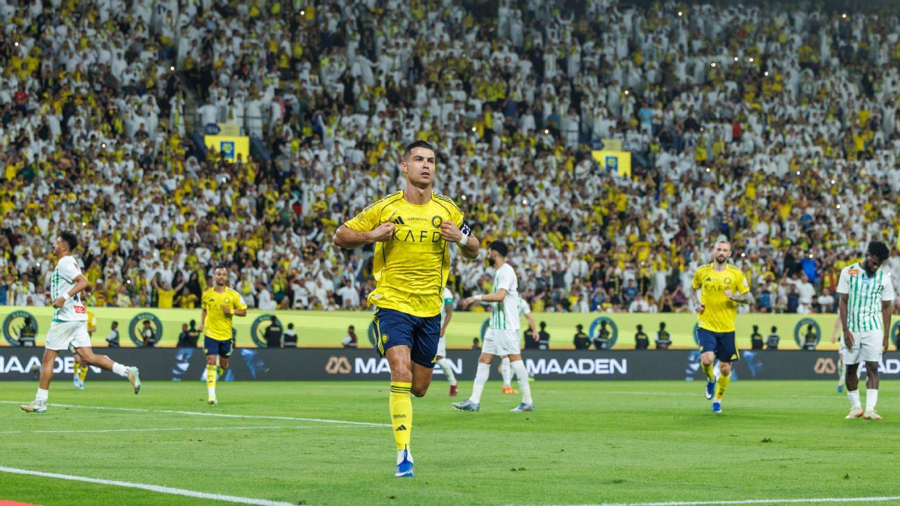 Cristiano Ronaldo marca duas vezes em retorno ao Al Nassr e diminui contagem para o milésimo