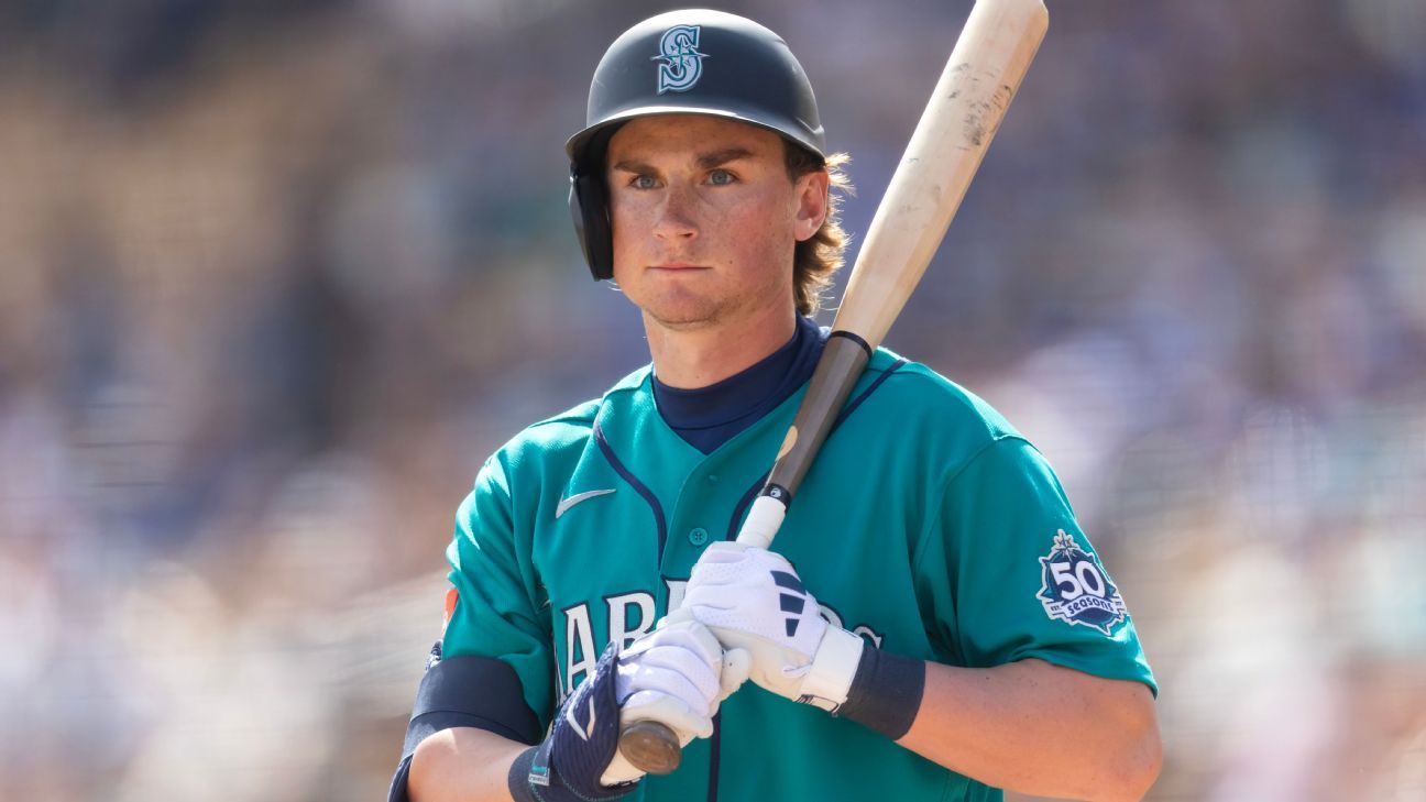 Mariners Option Colt Emerson to Triple-A; Brock Rodden Recalled