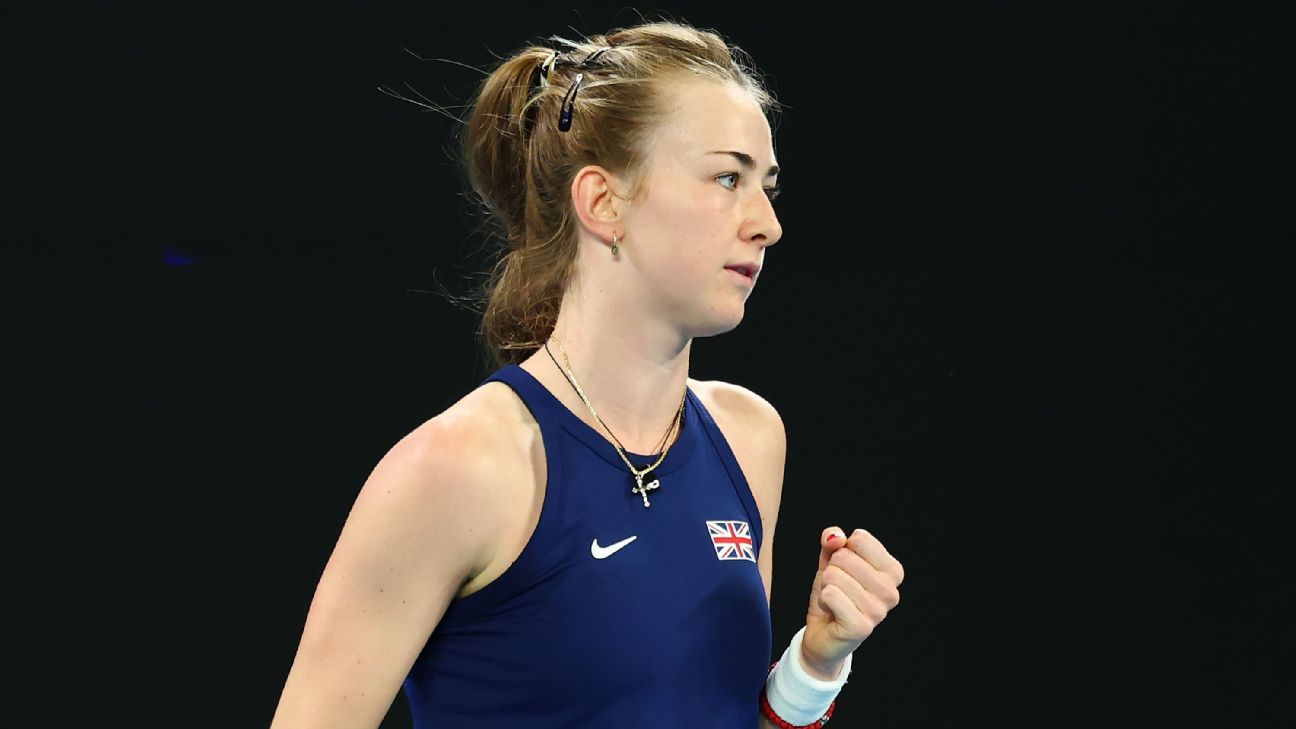 British teen Mika Stojsavljevic scores major upset in Billie Jean King cup