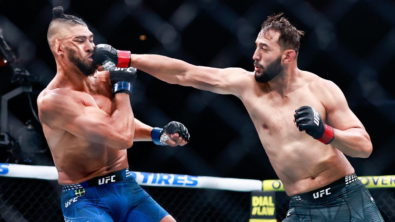 Em luta 'pouco inspirada', Johnny Walker é derrotado por ex-desafiante ao cinturão no UFC 327