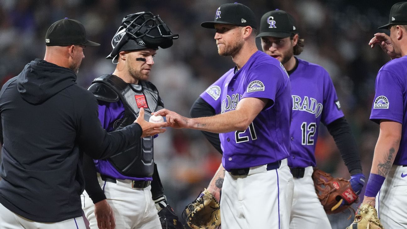 Ailing shoulder sidelines Rockies LHP Freeland