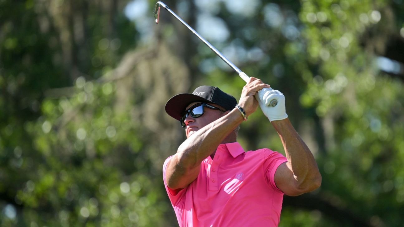 Gay, Hend share lead in Senior PGA Championship