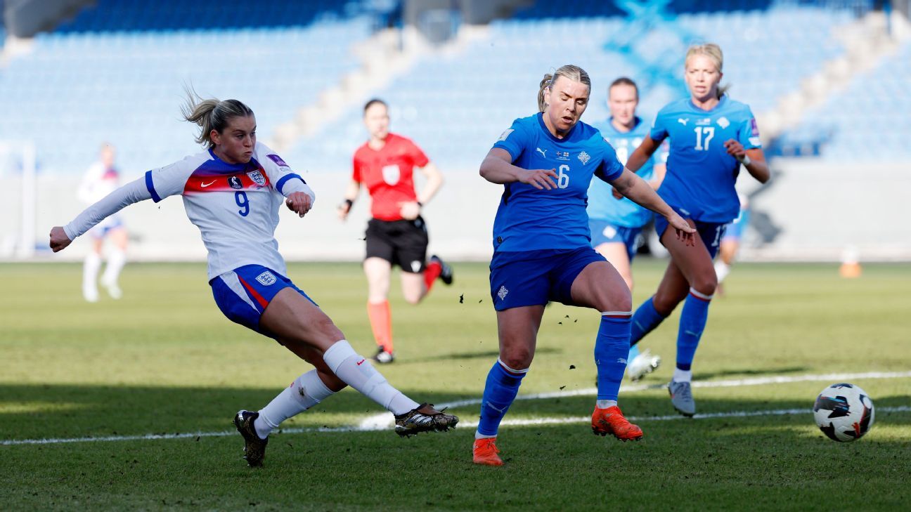 Iceland 0-1 England: Russo and Hampton secure nervy Lionesses win - as it happened