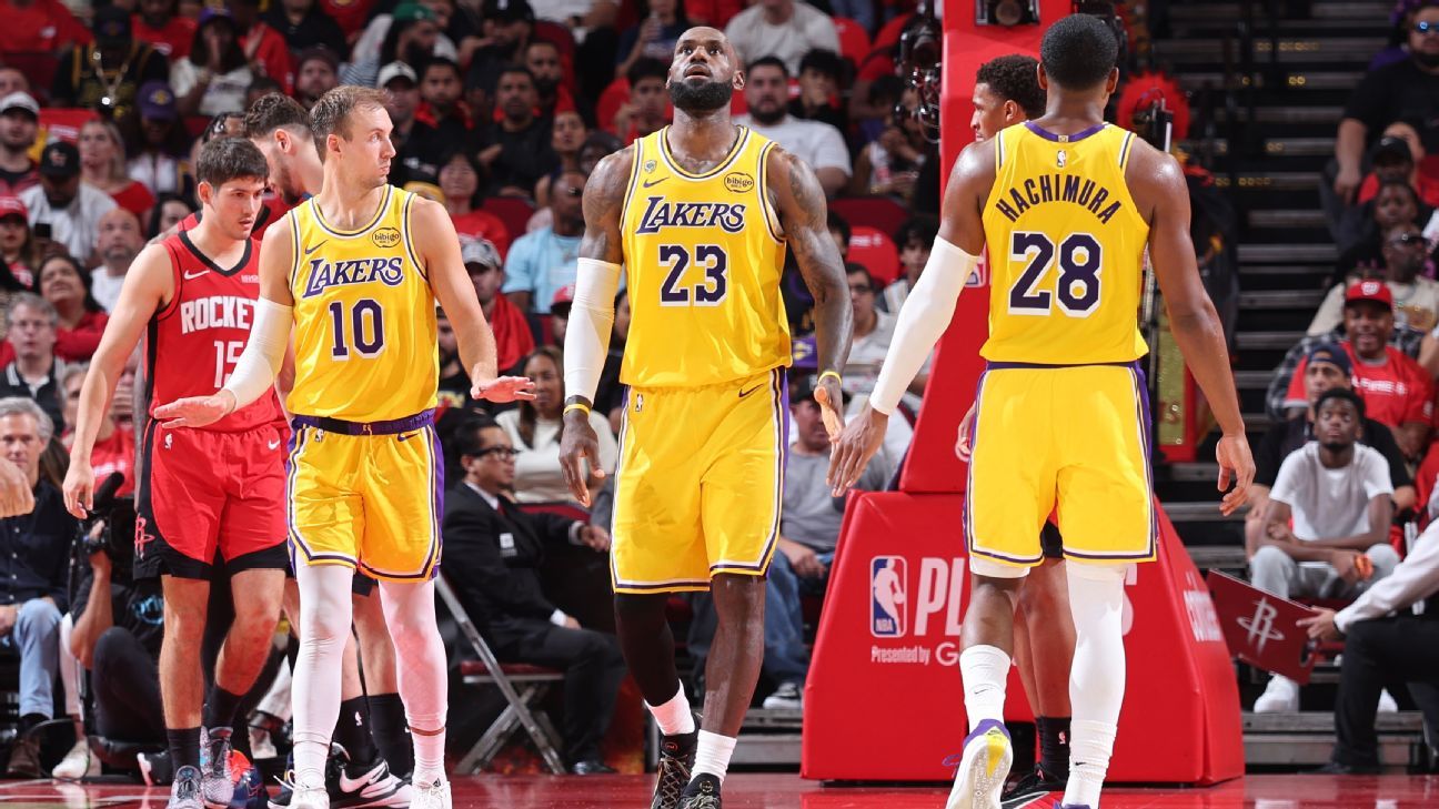 West playoff takeaways: Lakers drive to 3-0 series lead over Rockets
