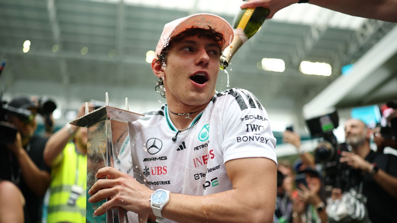 Kimi Antonelli vence o Grande Prêmio de Miami e amplia vantagem na liderança do campeonato