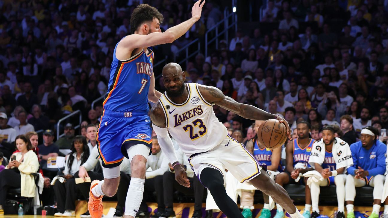Thunder Aim to Eliminate Lakers in Live Playoff Game