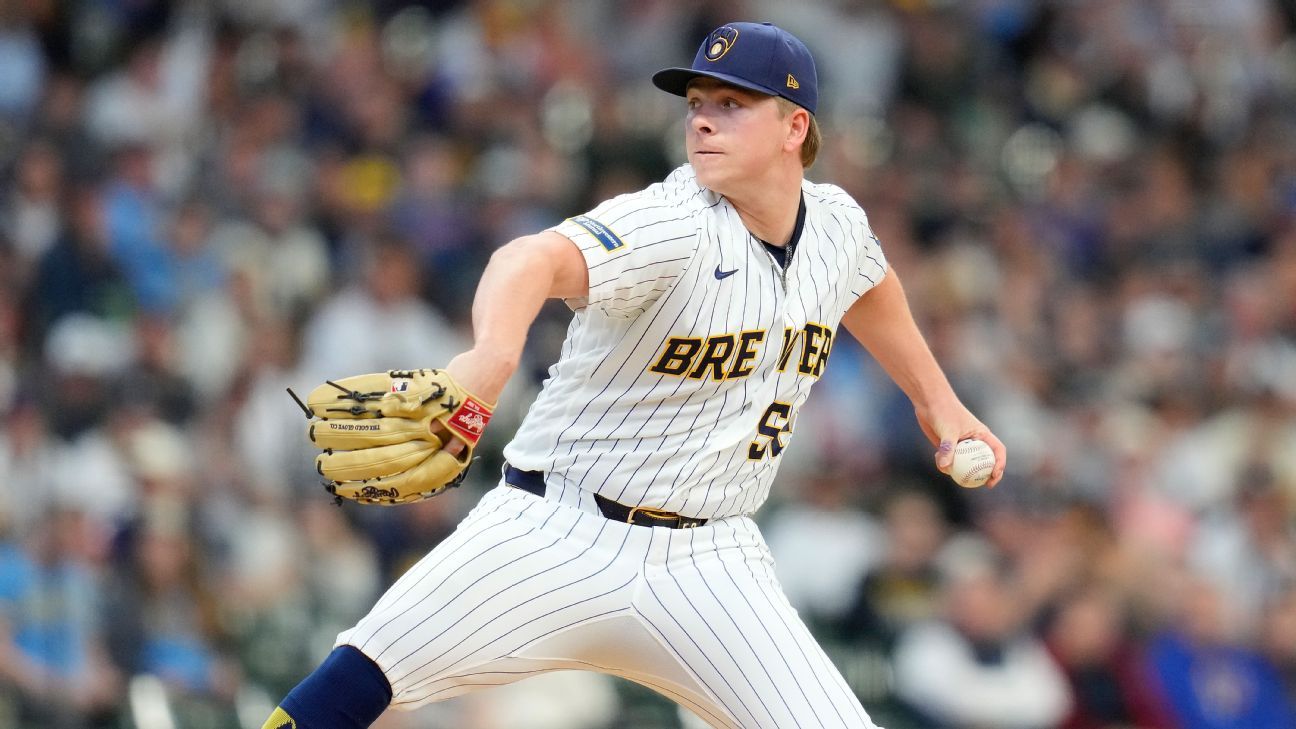 Brewers put Harrison on IL with forearm tightness