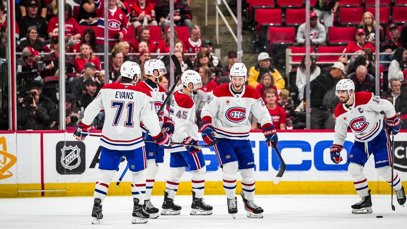 Canadiens Dominate Game 1 on the Road