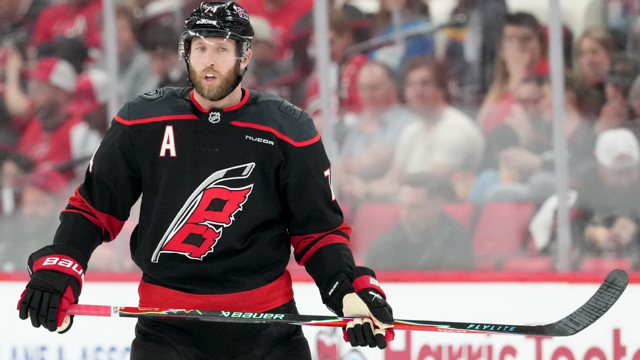 Hurricanes’ Jaccob Slavin takes blame for Game 1 loss to Canadiens