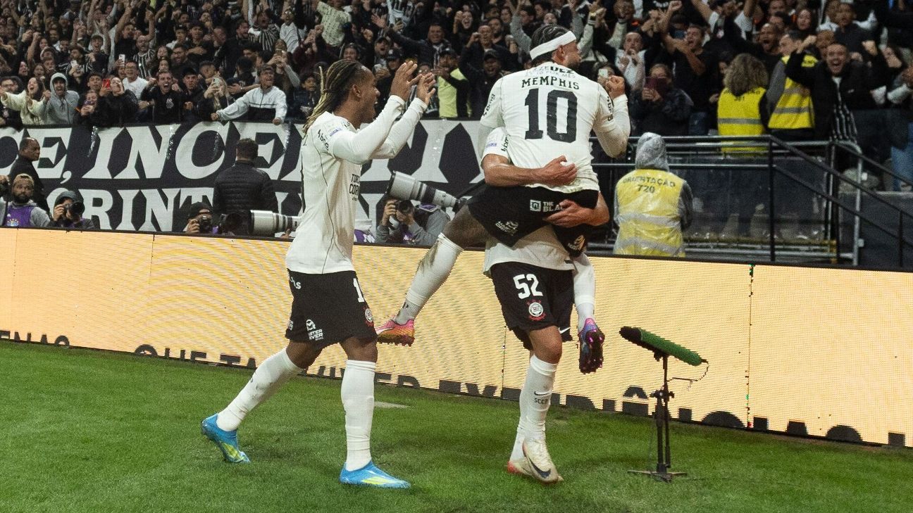 Cena de retorno inspirado em Memphis enquanto o Corinthians vence o Atlético-MG na Série A