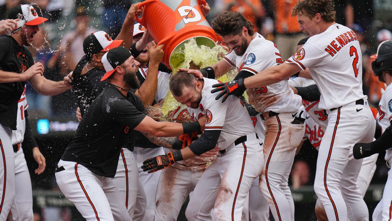 Orioles' Cowser hits 2nd walk-off HR in 2 days