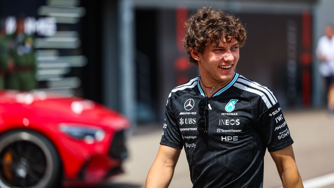 Mercedes permite que Antonelli e Russell "corram" livremente no GP de Mônaco