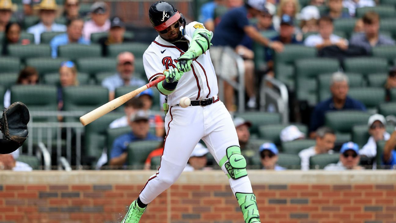 Frustration mounts for Ronald Acuña Jr. after latest injury scare against White Sox