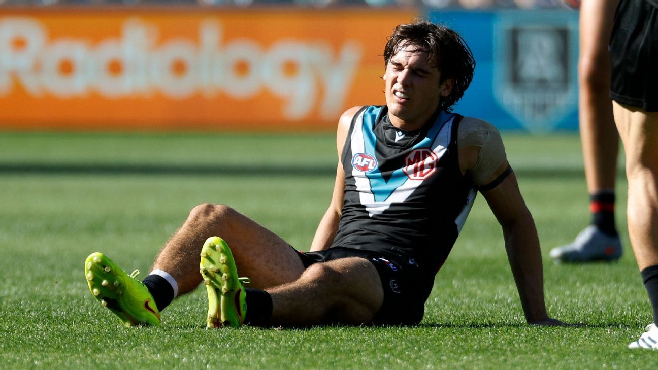 Conne Rozee Season over for hamstrung Port Adelaide captain - ESPN