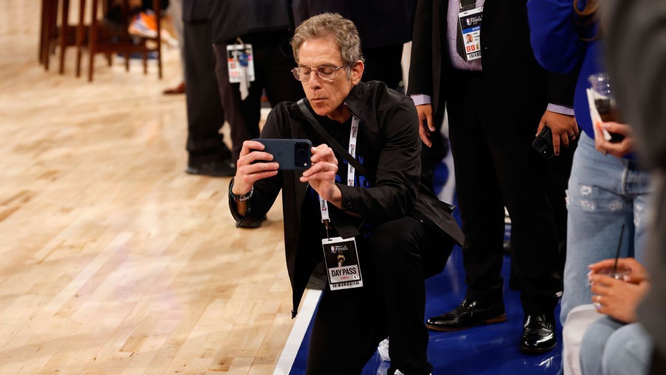 Ben Stiller Documents Knicks' NBA Finals Bid on X