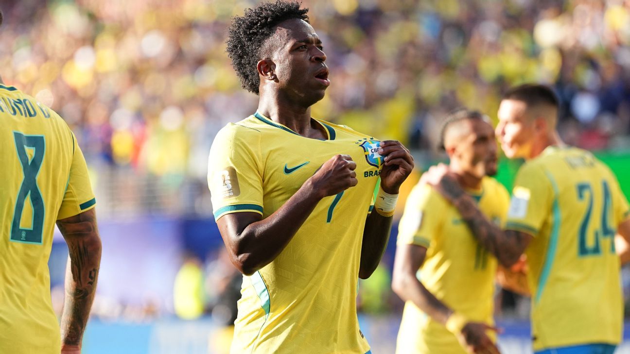 Vinícius Júnior Salvages Draw for Brazil in World Cup Opener Against Morocco